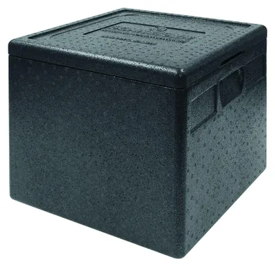Produktbild von Pizzabox m. Deckel, Isolierbox 410x410x395mm, Thermobox, Transportbox, Top-Box