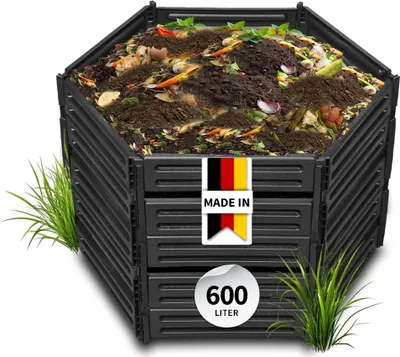 Produktbild von GARANTIA AIR-KING Steckkomposter 600 Liter schwarz