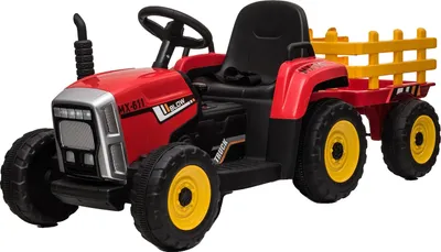 Produktbild von Elektrischer Traktor, Fernbedienung, LED-Scheinwerfer, Rot
