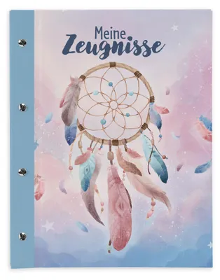 Produktbild von itenga Zeugnismappe A4 mit Schraubverschluss Motiv Traumfänger