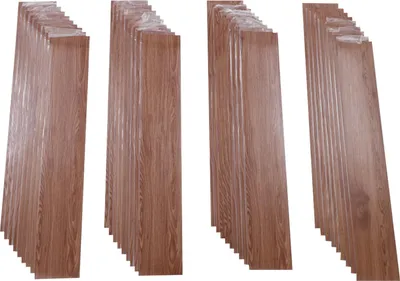 Image de 36 pièces de revêtement de sol en PVC, dalles de sol adhésives, revêtement de sol adhésif pour une installation facile
