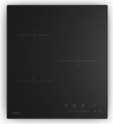 Obrázek produktu pro Indukční varná deska Klarstein Velaire – 3zónová, 5.500 W boost, dotykový posuvník, časovač, dětská pojistka, ukazatel zbytkového tepla, funkce rychlého ohřevu, 45 cm, sklo, indukční deska