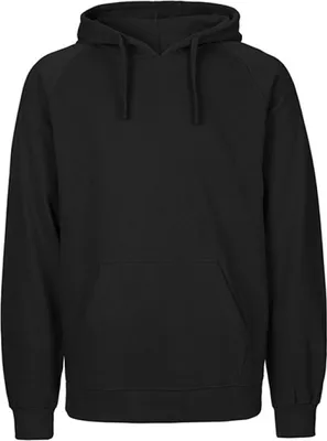 Produktbild von Neutral O63101 | Herren Hoodie / Kaputzenpulli / 100% Fairtrade-Baumwolle - Farbe: Black - Größe: XS