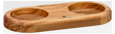Produktbild von Mühlenuntersetzer aus Olivenholz für Gewürzmühlen, Durchmesser 6 cm