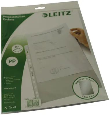 Obrázok produktu pre Obal na zakladač A4 PP bezfarebný 25ks Obal na zakladač A4 PP bezfarebný 25ks