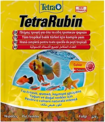 Produktbild von Tetra Rubin 12g - Futter zur Farbaufhellung von Fischen Tetra