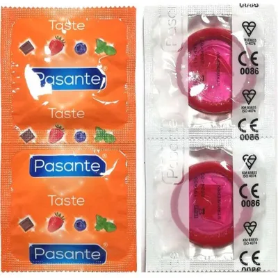 Image de Pasante - Préservatifs Saveur Fraise Sac 144 Unités