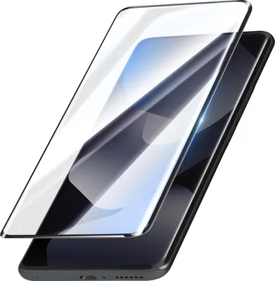 Produktbild von Avizar, 5D Full Glue Panzerglas für Redmi Note 15 4G / 5G, Schwarz transparent