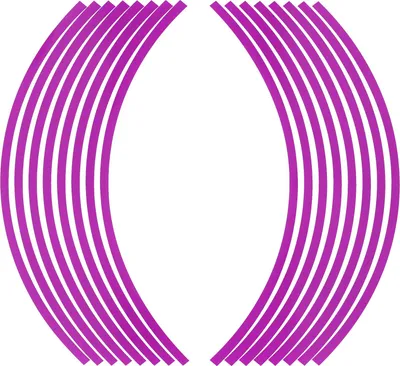 Produktbild von Racing Felgenband Lila , Aufkleber für Felgenflanke