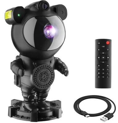 Obrázek produktu pro LED projektor hvězdné oblohy Astronaut, včetně Bluetooth - černý