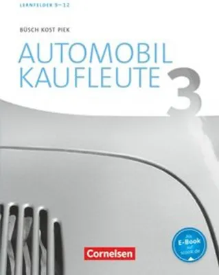 Produktbild von Automobilkaufleute  Band 3: Lernfelder 9-12 - Fachkunde