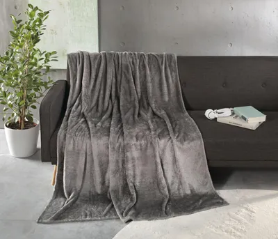 Produktbild von Gözze Kuscheldecke Cali anthrazit 150x200 cm