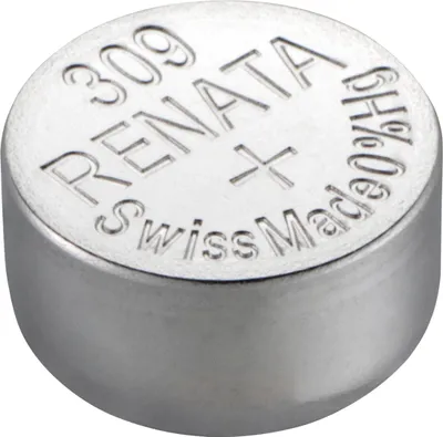 Immagine prodotto di Pila a bottone RENATA 309, 80mAh, ossido d'argento