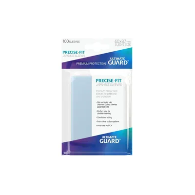 Obrázok produktu pre Rukávy Ultimate Guard Precise-Fit, japonská veľkosť, priehľadné (100 ks)