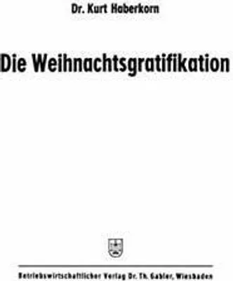 Produktbild von Die Weihnachtsgratifikation