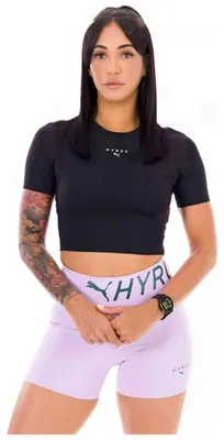 Produktbild von T-Shirt Puma HYROX PWRMODE Crop Tee für Damen
