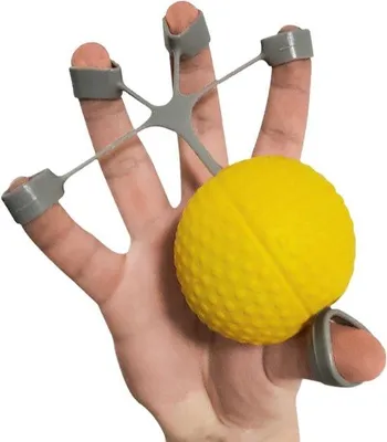 Produktbild von Handtrainer für Kraftentwicklung - Verbessert Geschicklichkeit - 72.57 g - Blau-Grün