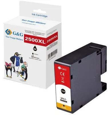 Zdjęcie produktu dla G&G 9859 G&G Druckerpatrone kompatibel mit Canon PGI-2500XLBK