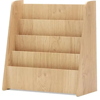 Obrázek produktu pro Dětský dřevěný regál se 4 přihrádkami, 57,5 x 26,5 x 59 cm, přírodní