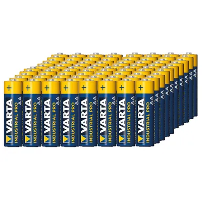 Produktbild von 80x R-06 LR6 AA 1,5V Alkalibatterie Varta Industrial 4006