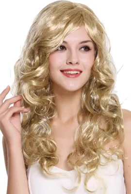 Produktbild von WIG ME UP Perücke Blond Wellig Lang Scheitel DEC37-ZA89
