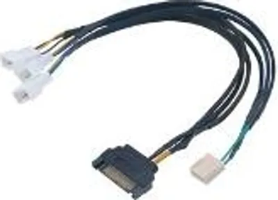 Obrázek produktu pro Akasa FLEXA FP3S, 0,3 m, SATA 15-pin, Černá