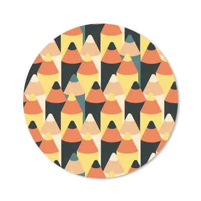 Produktbild von MuchoWow® Mauspad Mousepad Bleistift - Schablonen - Bleistift 30x30 cm - Mousepads - Maus Mat - Pad - Mausunterlage - Tischunterlage - Schreibtischmatten