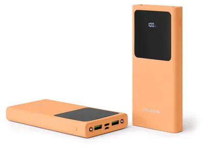 Produktbild von COLORUM Power Bank iPhone,iPad, Samsung, Xiaomi 10 000 mAh USB-C, microUSB, mit 2 Outputs, Schnelles Laden, Funktion der Taschenlampe CPB10-10 Pfirsic