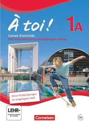 Produktbild von À toi! 1A. Carnet d'activités mit Audios Online und eingelegtem Förderheft