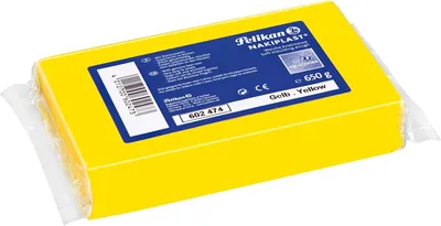 Obrázok produktu pre Modelínka Nakiplast, farba žltá, balenie 650 gramov.