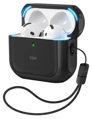 Produktbild von ESR AirPods 4 Orbit Hybrid case (black)