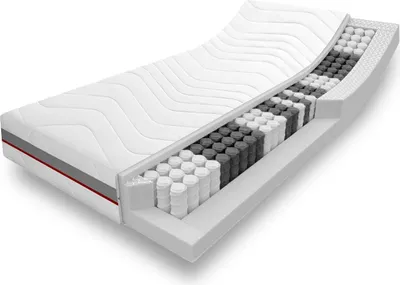 Produktbild von Ergonomische Taschenfederkernmatratze Sleezzz Premium 90 x 200 cm, Höhe 23 cm, Härtegrad H2/H3