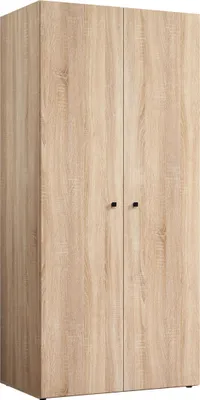 Produktbild von trendteam Garderobe Basics Kleiderschrank, Eiche Sonoma Nachbildung, B/H/T ca. 81/176/51 cm