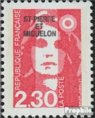 Produktbild von Briefmarken St. Pierre und Miquelon 1990 Mi 586 (kompl.Ausg.) postfrisch Marianne