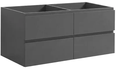 Obrázok produktu pre Kúpeľňová skrinka pod umývadlo Carole – antracitová – 119 x 48 x 45 cm