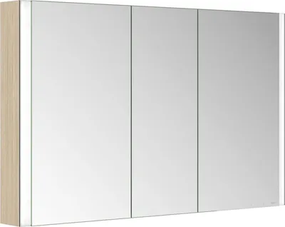 Image de KEUCO SOMARIS armoire de toilette murale 3 portes, avec miroir chauffant, 1200mm, 14504853101