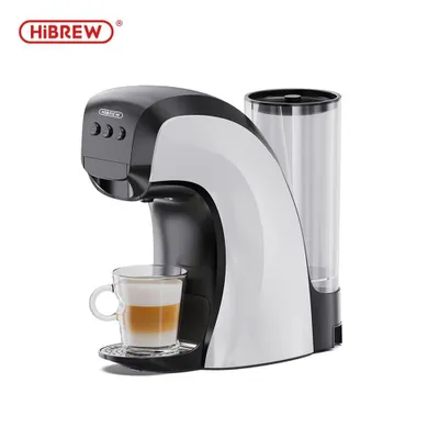 Produktbild von HiBREW H3B 3-in-1 Kapsel-Kaffeemaschine mit 19 Bar Druck, 850 ml Wassertank, 1100 W Leistung, kompatibel mit mehreren Kapselsystemen