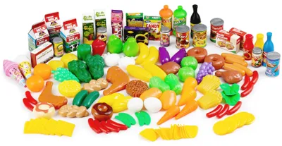 Zdjęcie produktu dla Plastikowe warzywa owocowe do kuchni 120 szt