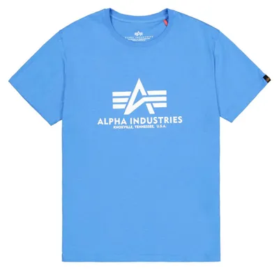 Produktbild von Alpha Industries Herren Basic T-Shirt, Mediteranian Blue, S