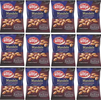 Immagine prodotto di Mandorle Ültje tostate e salate 150g confezione da 12 pezzi