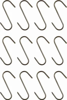 Produktbild von 10x Fleischhaken S-Haken 100 x 4mm INOX Rostfrei