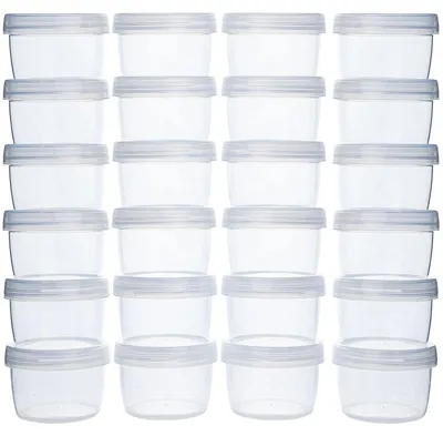 Obrázok produktu pre Sada 24 nádob na potraviny s objemom 200 ml, bez obsahu BPA a vhodné do mikrovlnnej rúry