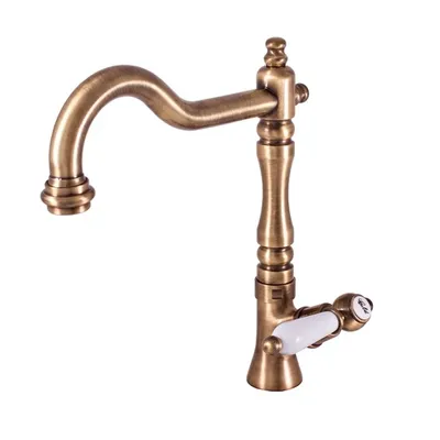 Immagine prodotto di Slezák-RAV Slezák RAV Morava Retro MK594/8SM Miscelatore monocomando per lavabo, ottone vecchio Colore: ottone vecchio