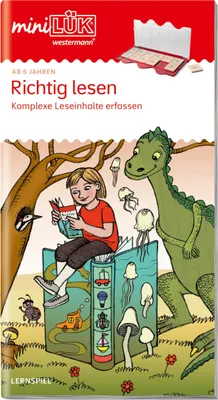 Obrázek produktu pro miniLÜK. Deutsch. Exaktes lesen. 1./2. Klasse: Verstehendes Lesen