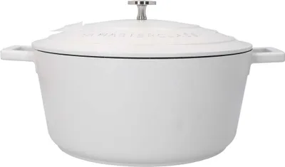 Produktbild von MasterClass Topf 28 cm 5 l Induktion antihaftbeschichtet Cremefarbe