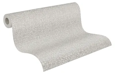 Produktbild von A.S. Création Uni-Vliestapete in Textiloptik – Hellgrün – 10,05 x 0,53 m