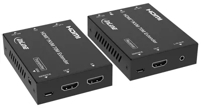 Produktbild von InLine 57885P, Sender und Empfänger, Kabelgebunden, 70 m, Cat6, Cat6a, 3840 x 2160 Pixel, 60 Hz