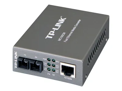 Produktbild von TP-LINK Fast-Ethernet-Medienkonverter(SC, Multimode), verkabelt, 94.5 x 73 x 27 mm, 0 - 40 °C, -40 - 70 °C, 10 - 90, 5 - 90