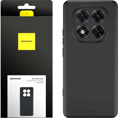 Produktbild von Spacecase Silikonhülle 3.0 Redmi Note 14 Pro 5G schwarz