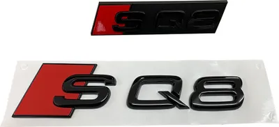 Immagine prodotto di Genuine Audi Q8 SQ8 Black Edition Emblema Lettering Logo Emblema Nero